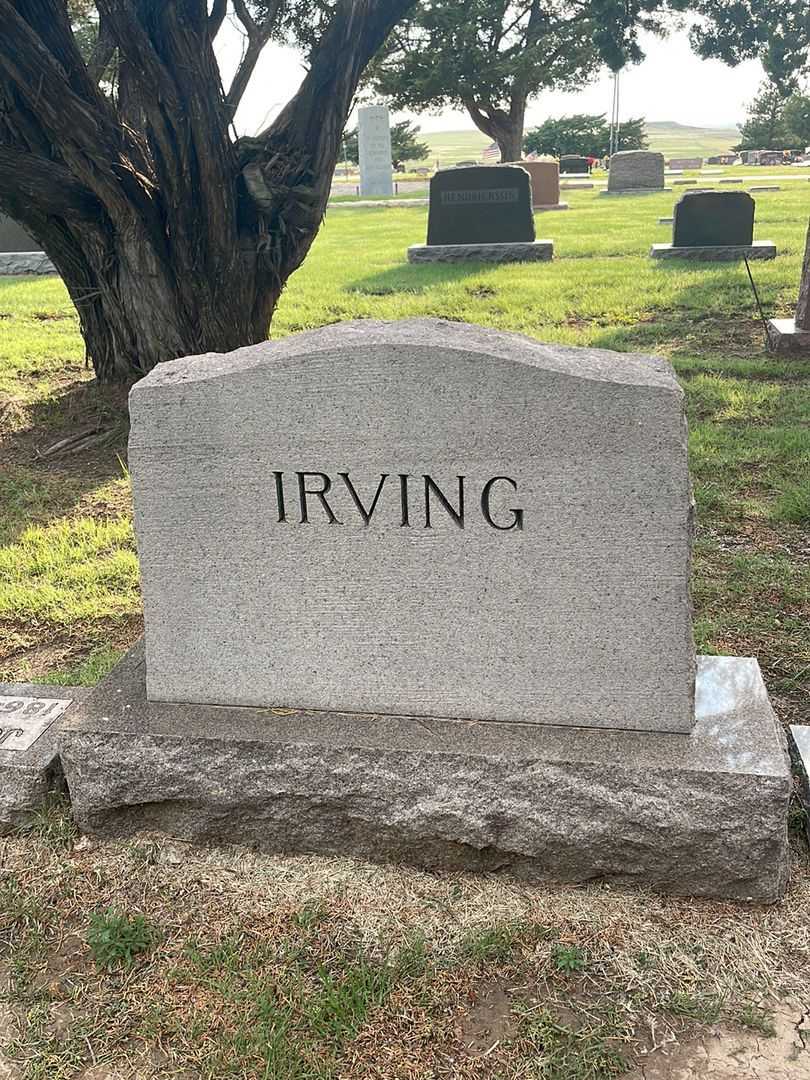 John Irving's grave. Photo 1