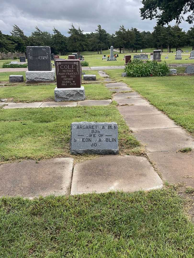 Simeon Hamblin's grave. Photo 1
