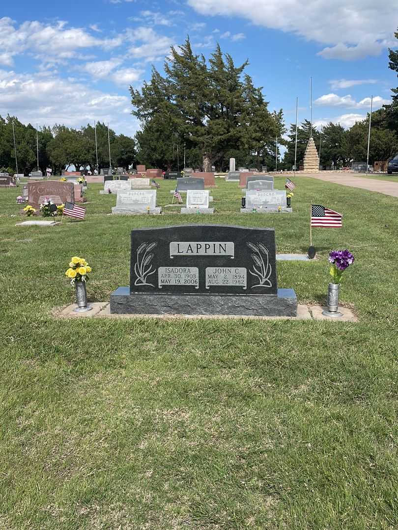 John C. Lappin's grave. Photo 1