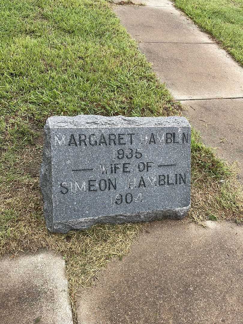 Simeon Hamblin's grave. Photo 2