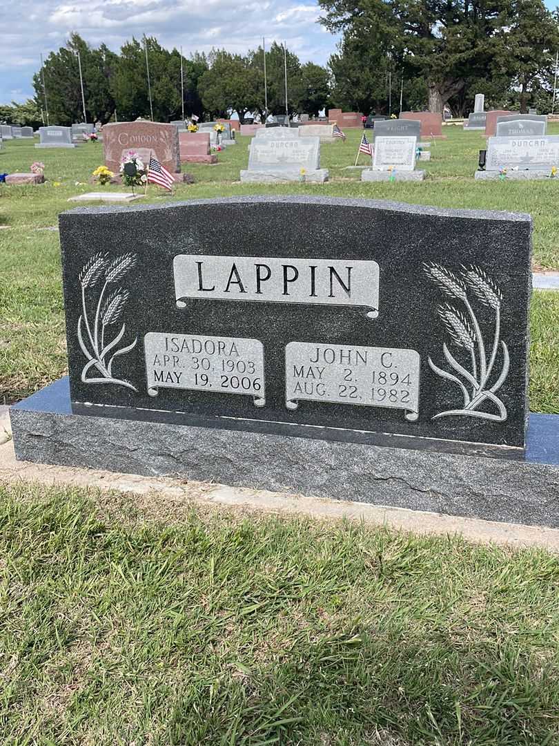 John C. Lappin's grave. Photo 2