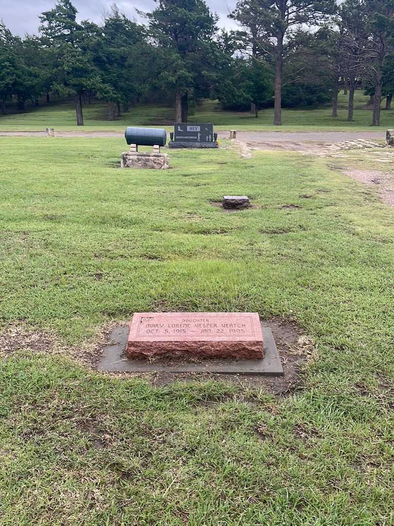 Mary Lorene Vesper Veatch's grave. Photo 2
