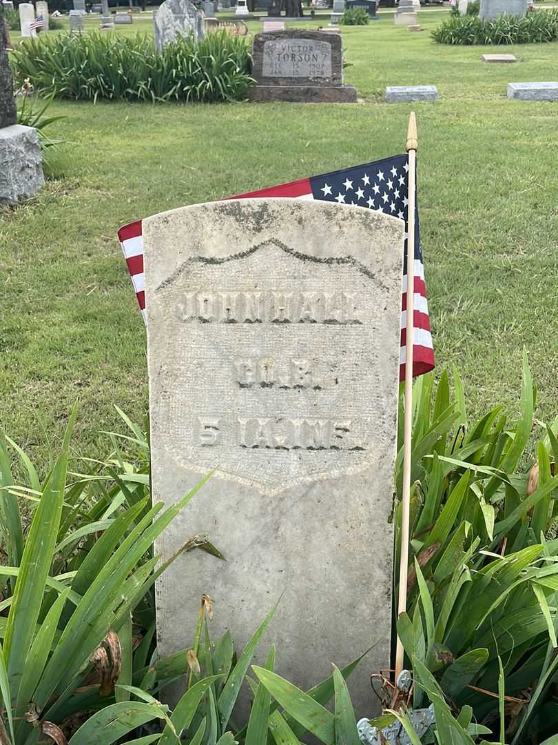 John Hall's grave. Photo 2