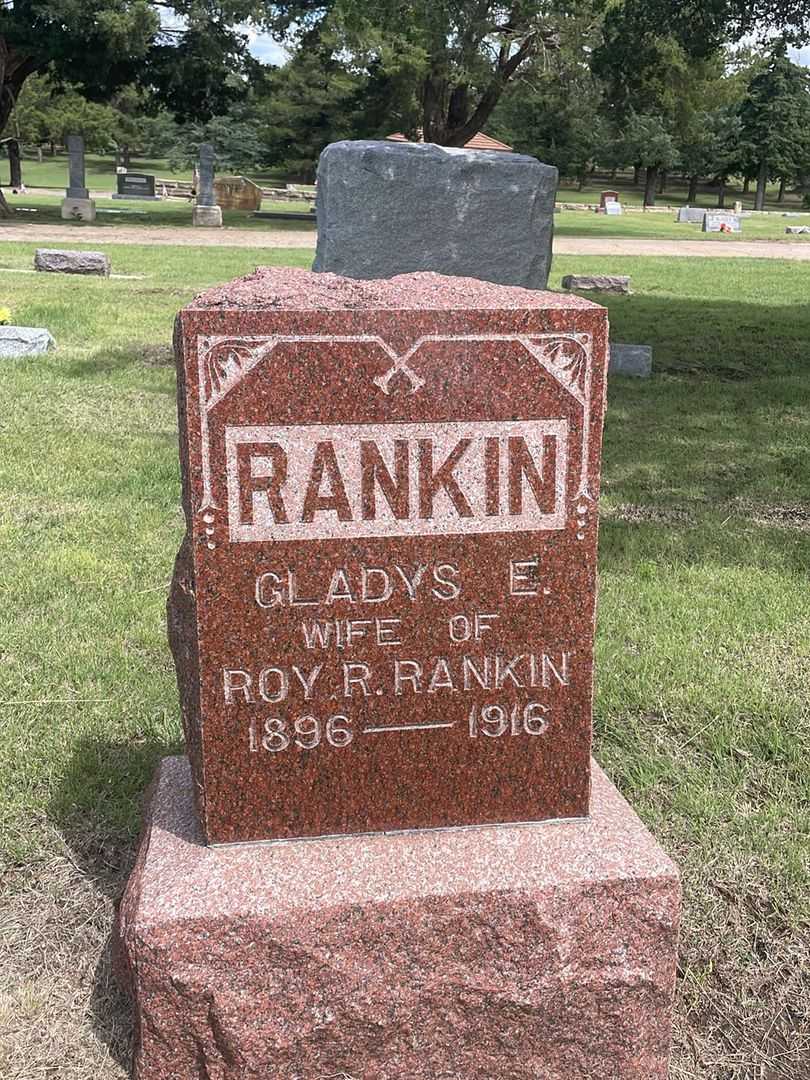 Gladys E. Rankin's grave. Photo 2
