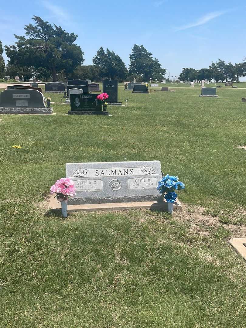 Cecil R. Salmans's grave. Photo 2