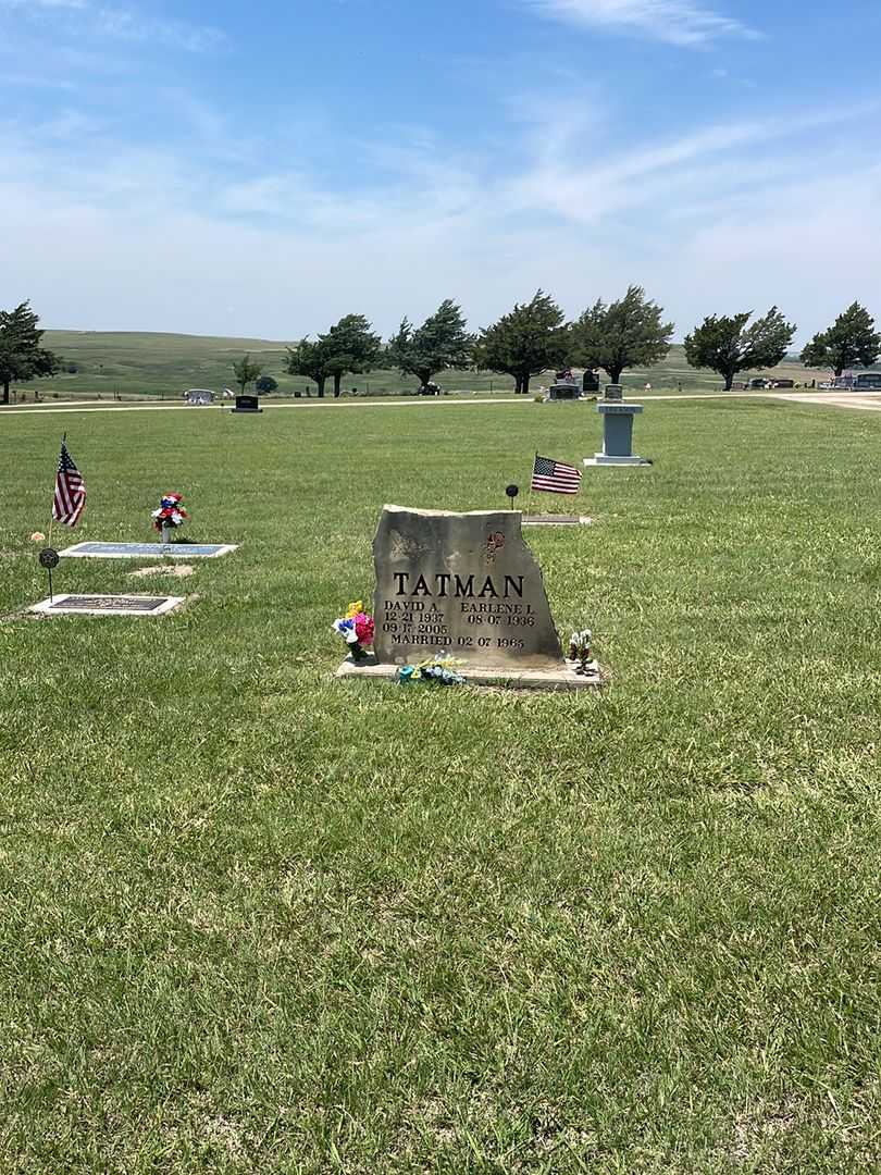 David A. Tatman's grave. Photo 2