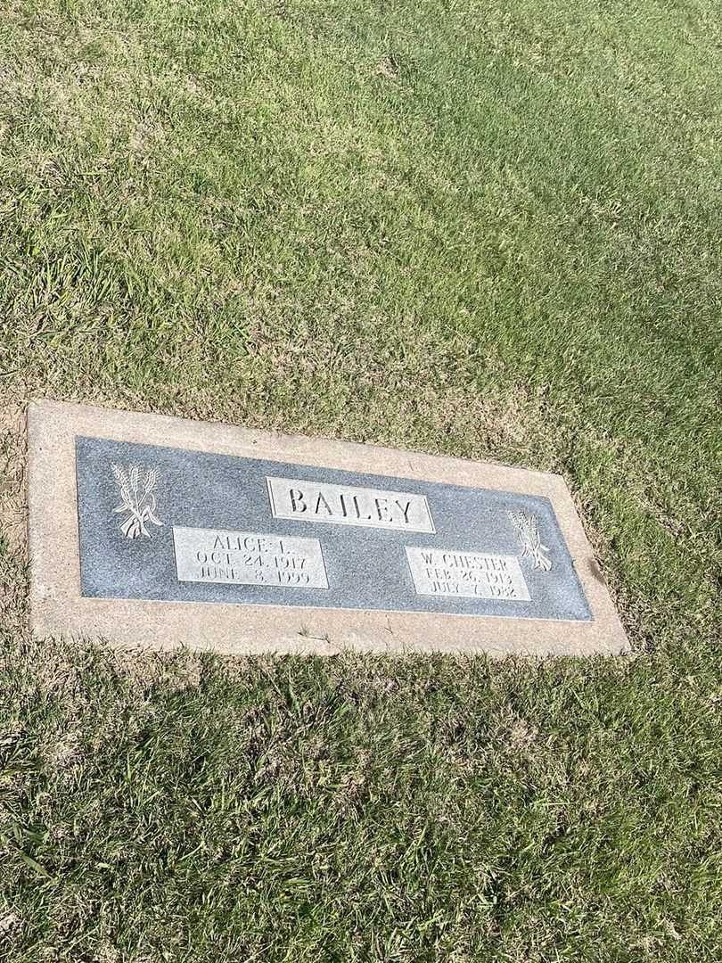 W. Chester Bailey's grave. Photo 2