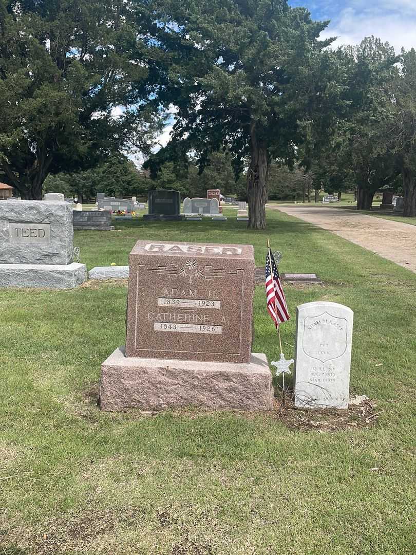 Catherine A. Raser's grave. Photo 1