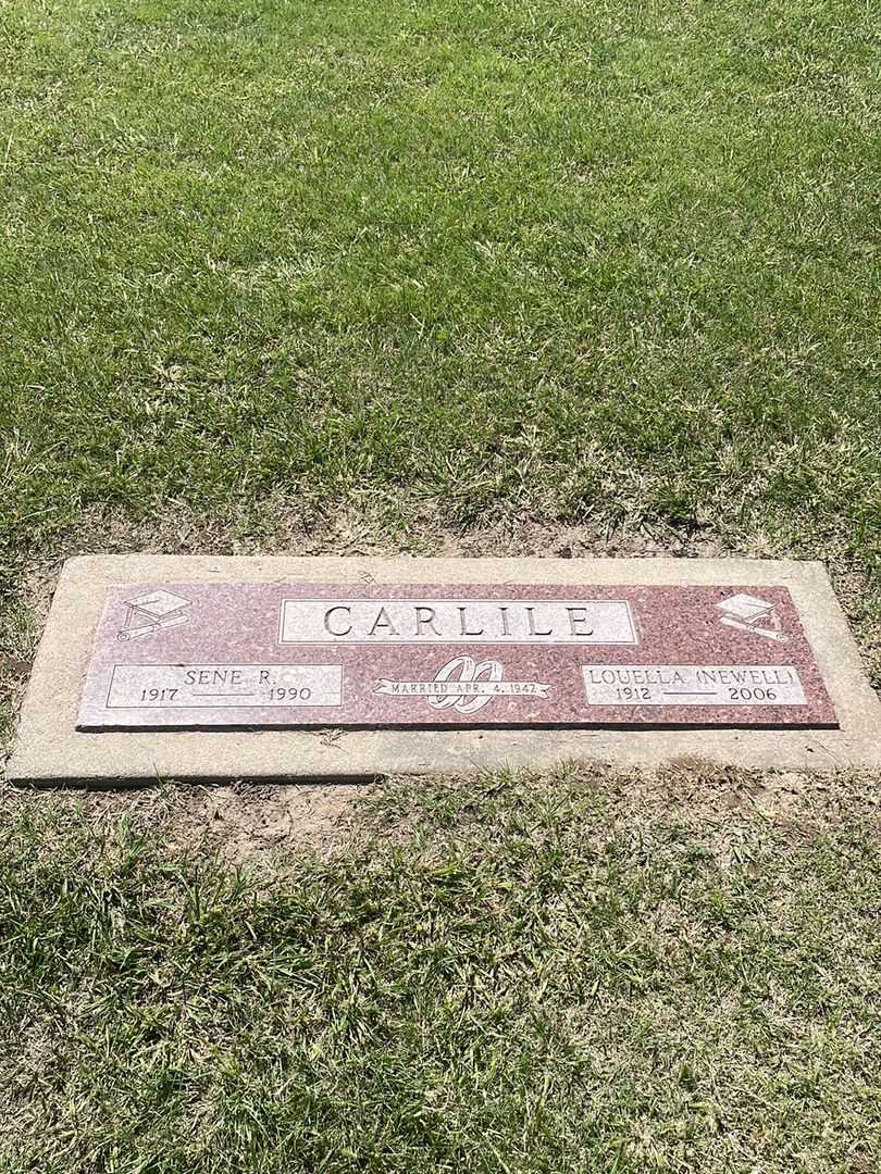 Sene R. Carlile's grave. Photo 2