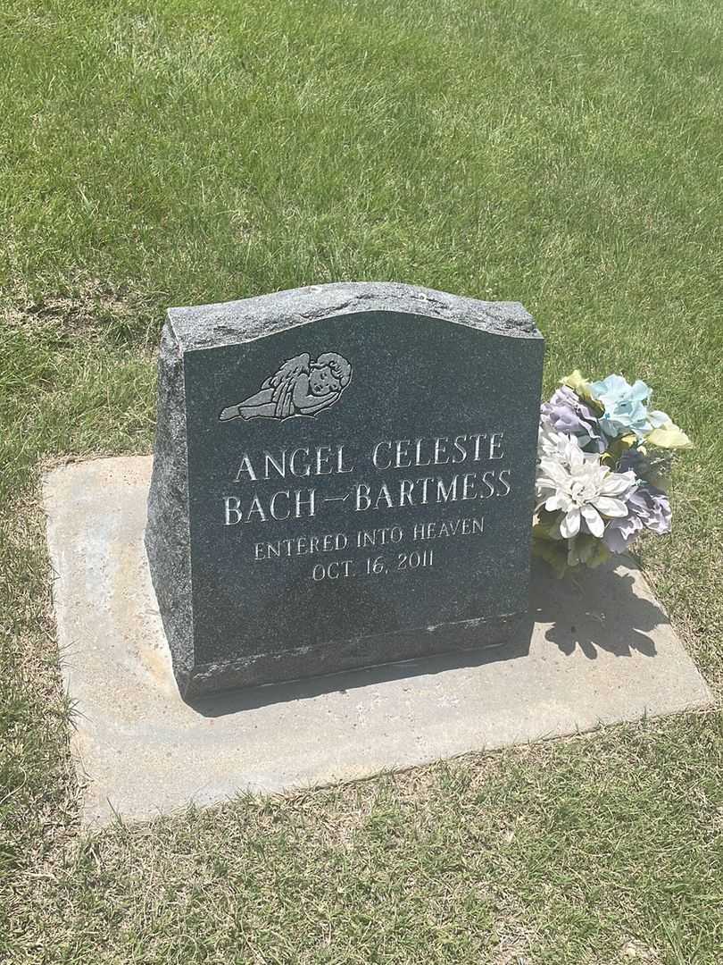 Angel Celeste Bach-Bartmess's grave. Photo 2