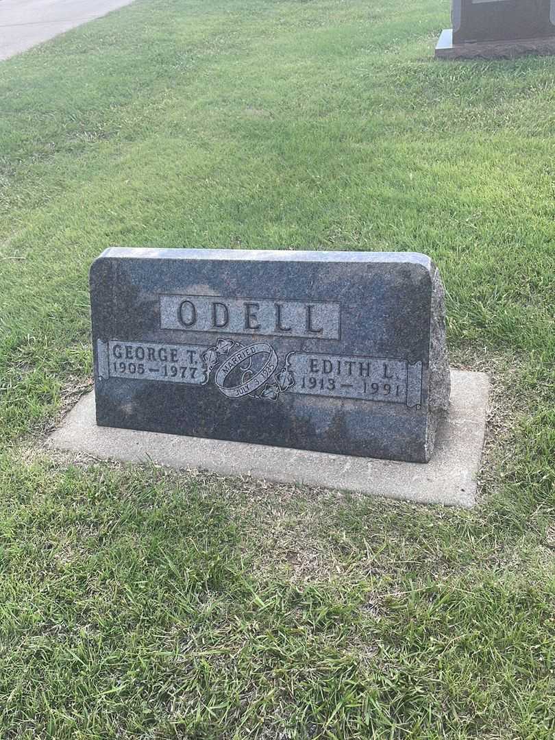Edith L. Odell's grave. Photo 2