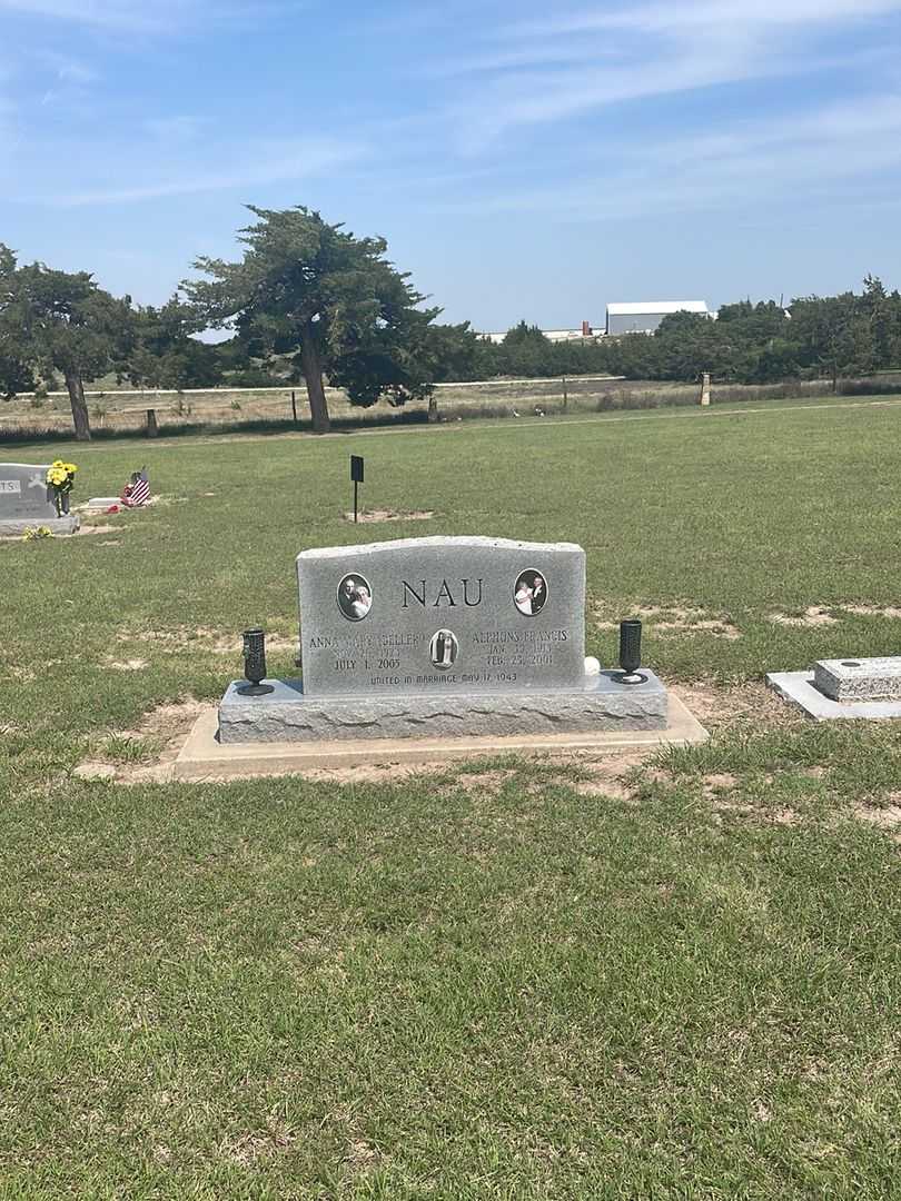 Alphons Francis Nau's grave. Photo 1