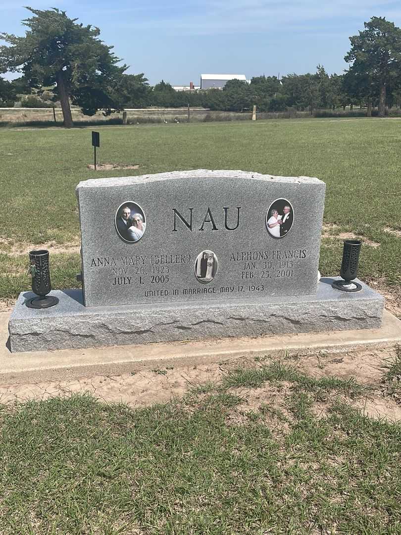 Alphons Francis Nau's grave. Photo 2
