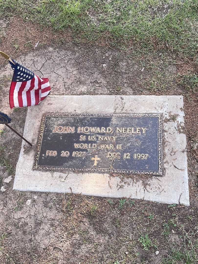 John Howard Neeley's grave. Photo 3
