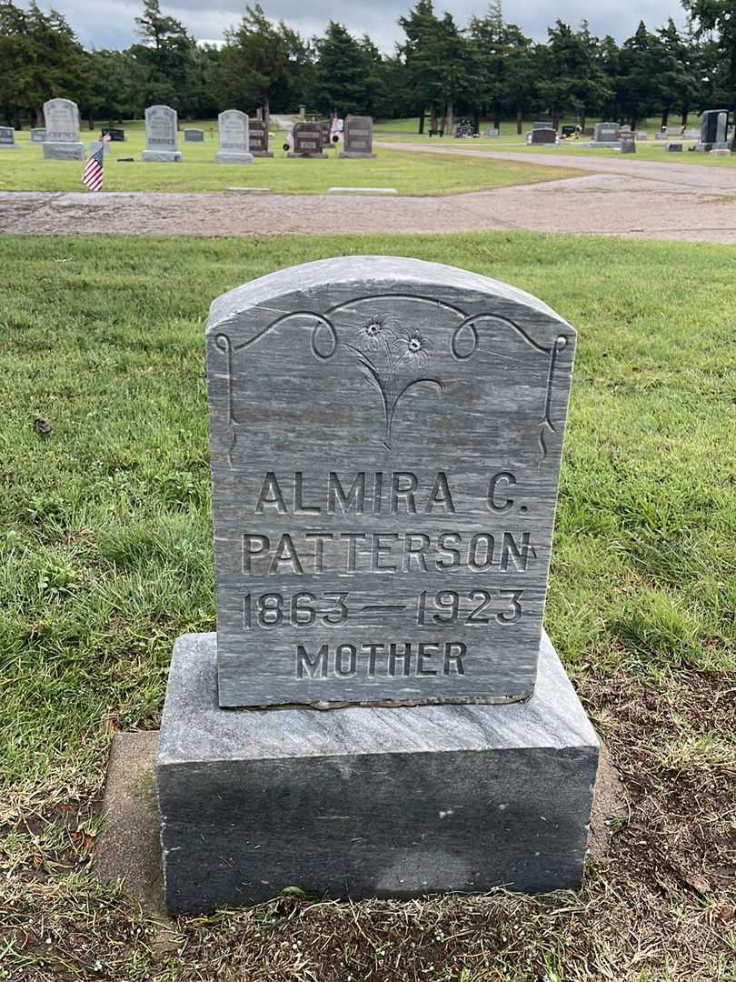 Almira C. Patterson's grave. Photo 2
