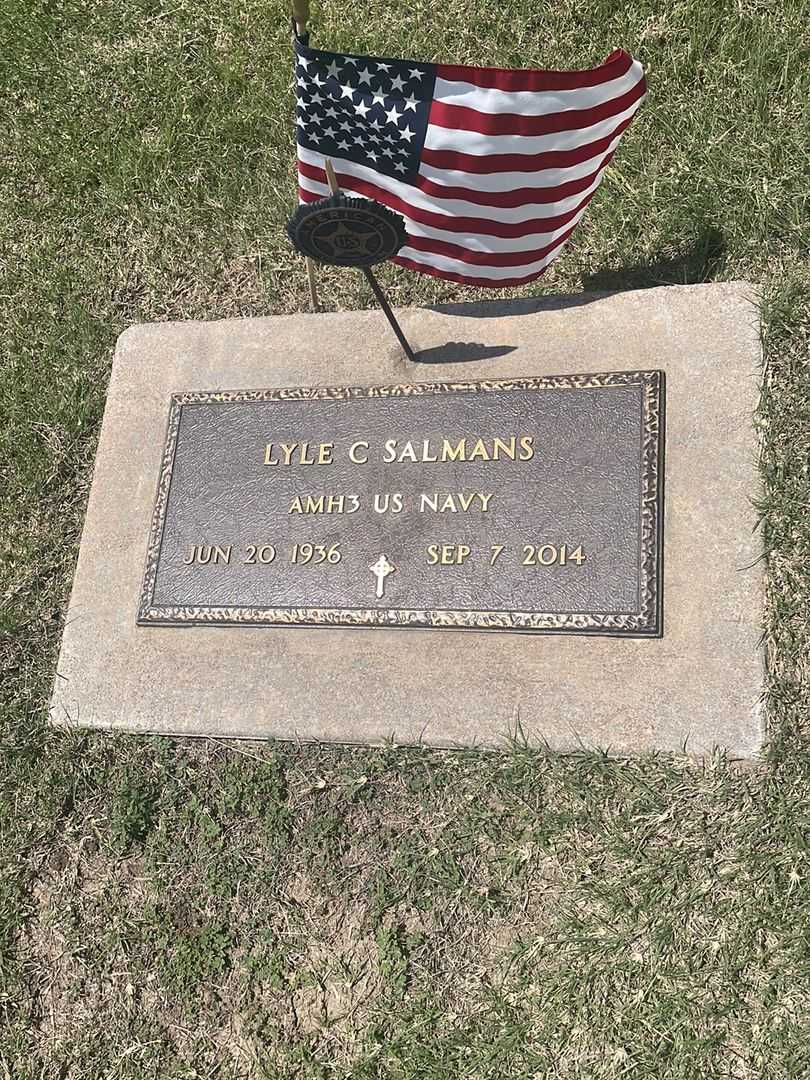 Lyle C. Salmans's grave. Photo 3