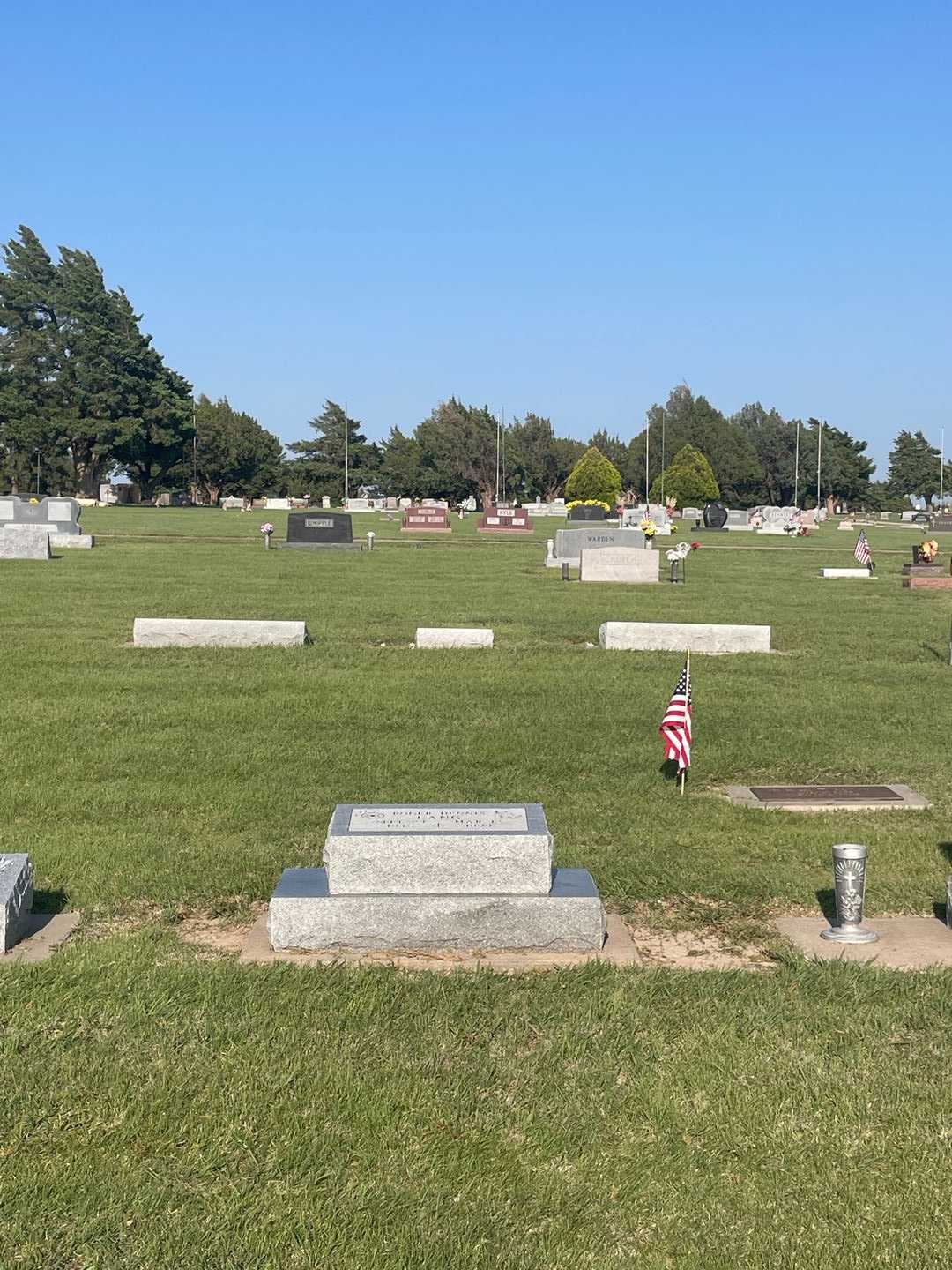 Roger Dennis Lang's grave. Photo 1