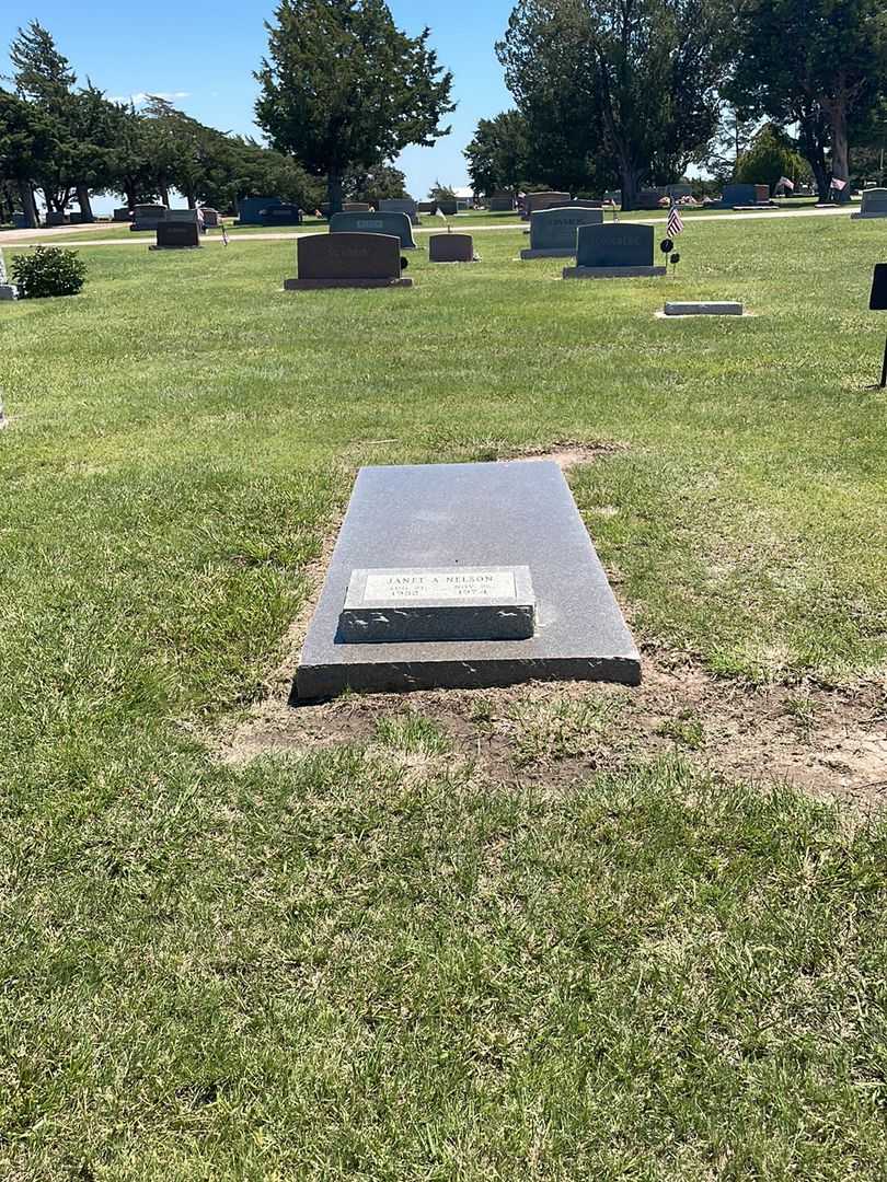 Janet A. Nelson's grave. Photo 1