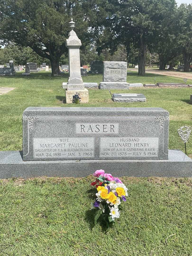 Leonard Henry Raser's grave. Photo 2