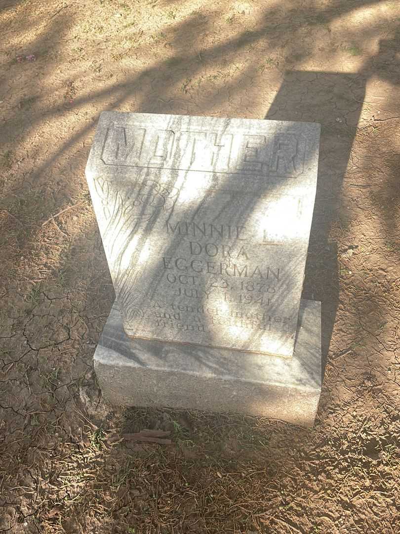 Minnie L. Dora Eggerman's grave. Photo 3