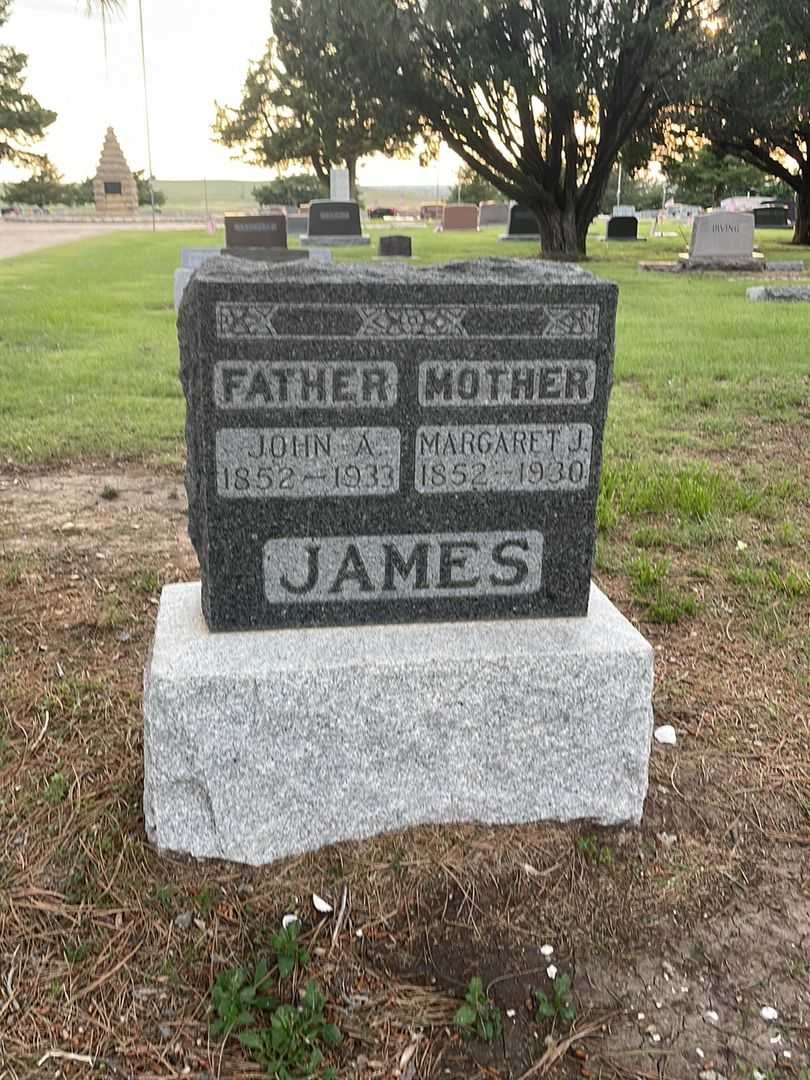John A. James's grave. Photo 2