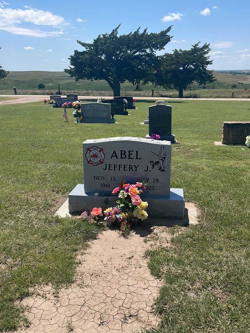 Jeffery J. Abel's grave. Photo 2