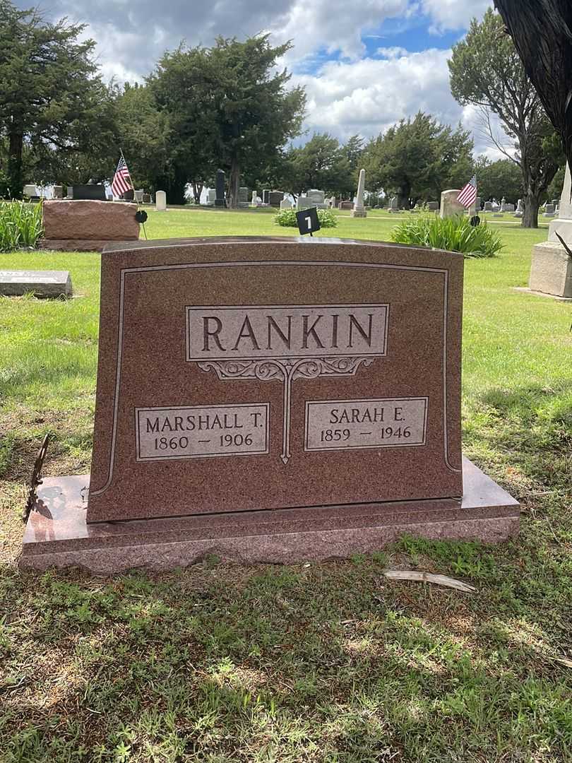 Marshall T. Rankin's grave. Photo 2