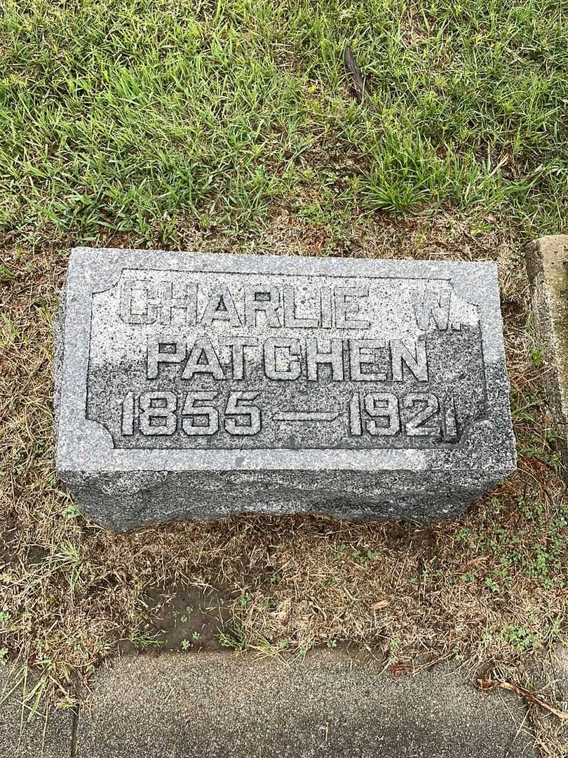 Charlie W. Patchen's grave. Photo 3