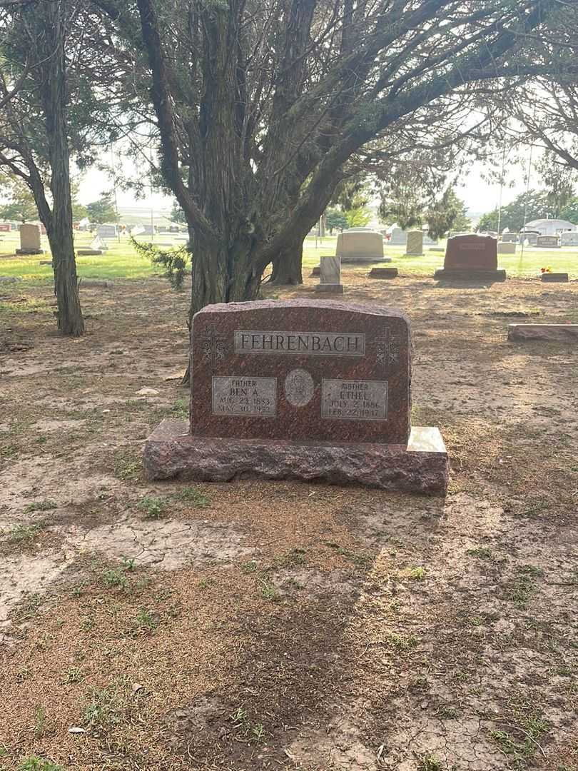 Ben A. Fehrenbach's grave. Photo 1