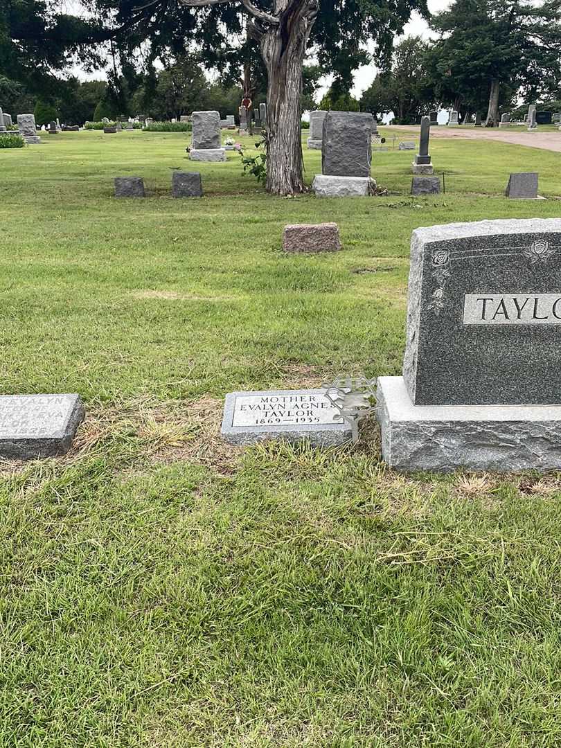 Evalyn Agnes Taylor's grave. Photo 2