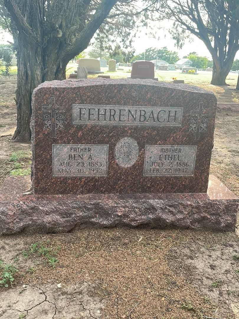 Ben A. Fehrenbach's grave. Photo 2
