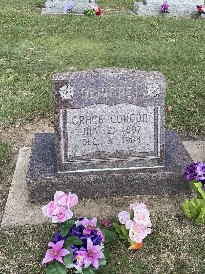 Grace Demoret Cohoon's grave. Photo 2