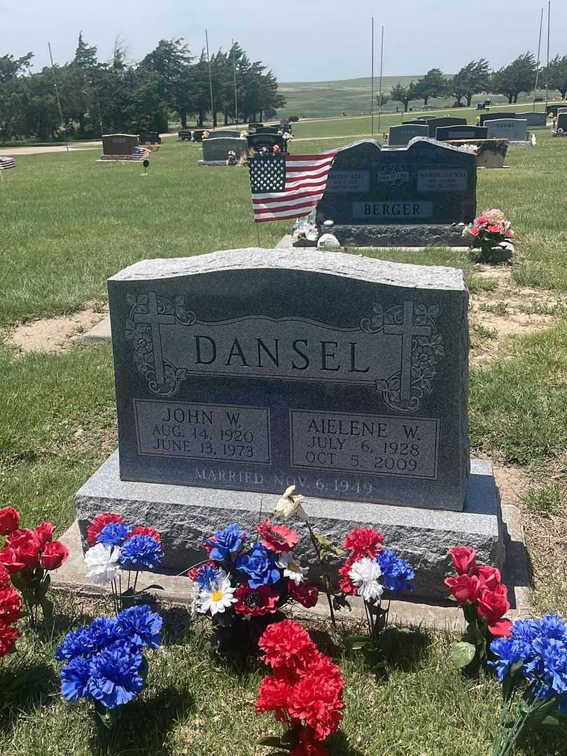John Walter Dansel's grave. Photo 2