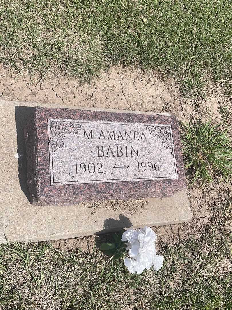 M. Amanda Babin's grave. Photo 2