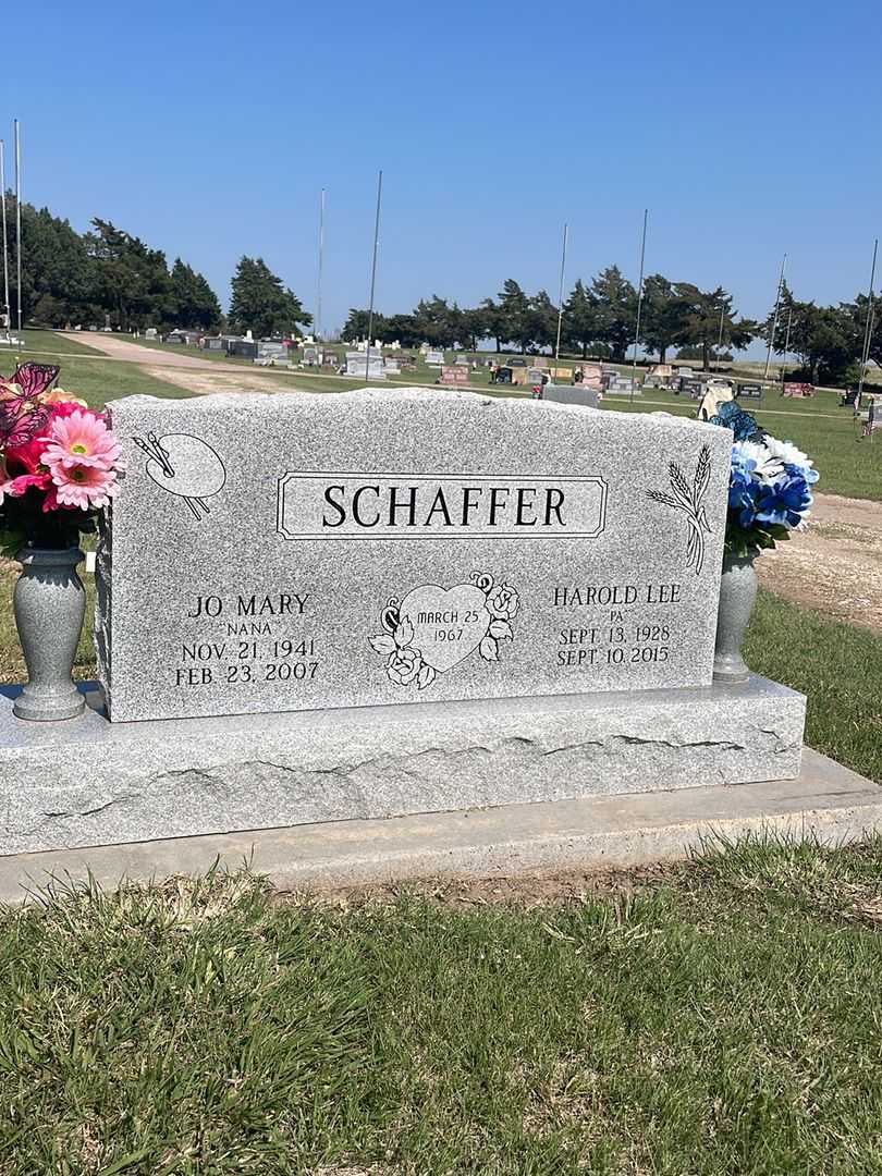 Jo Mary Schaffer's grave. Photo 2