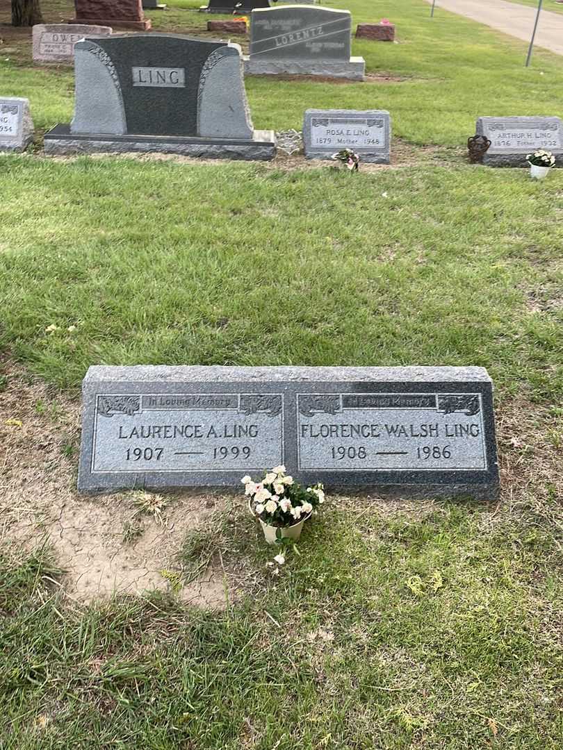 Florence Walsh Ling's grave. Photo 2