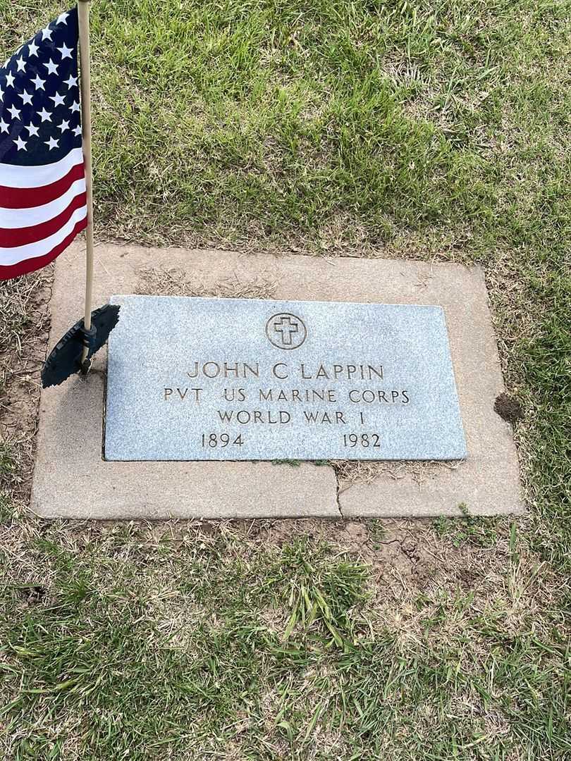 John C. Lappin's grave. Photo 3