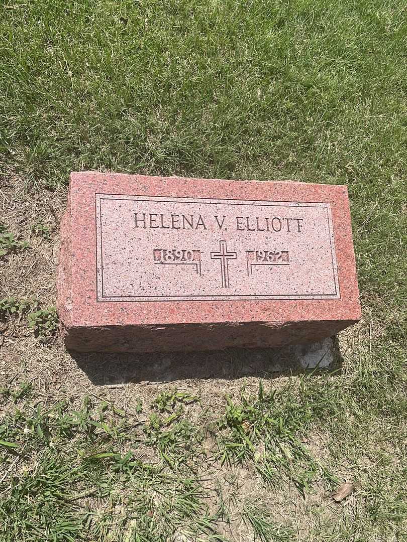 Helena V. Elliott's grave. Photo 2