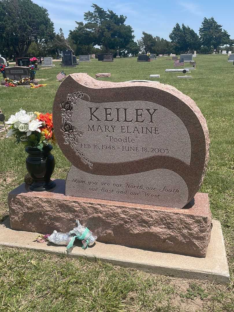Mary Elaine Poodle Keiley's grave. Photo 2