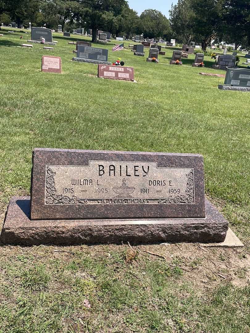 Doris E. Bailey's grave. Photo 2