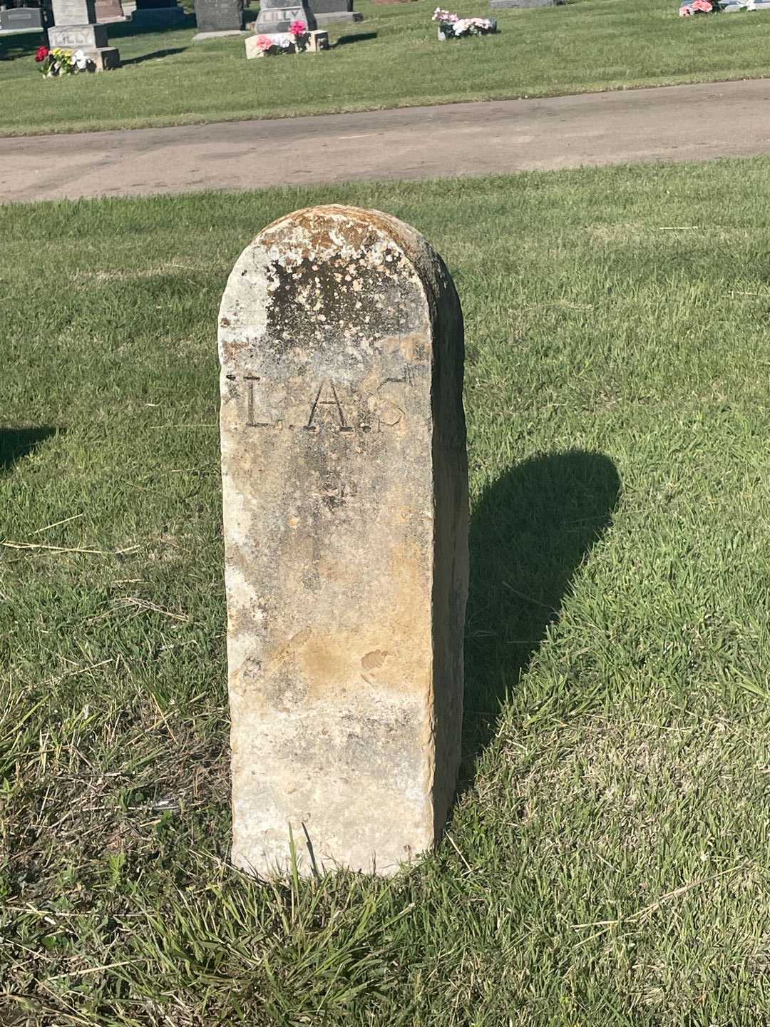L. A. S.'s grave. Photo 1