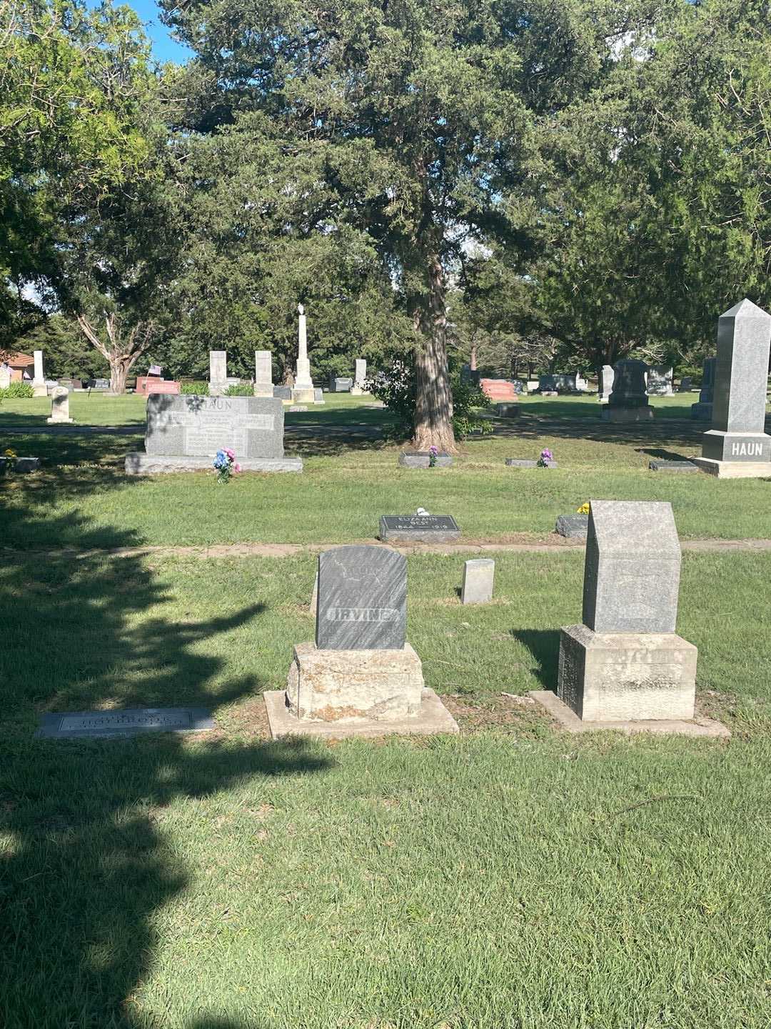 William Irvine's grave. Photo 1