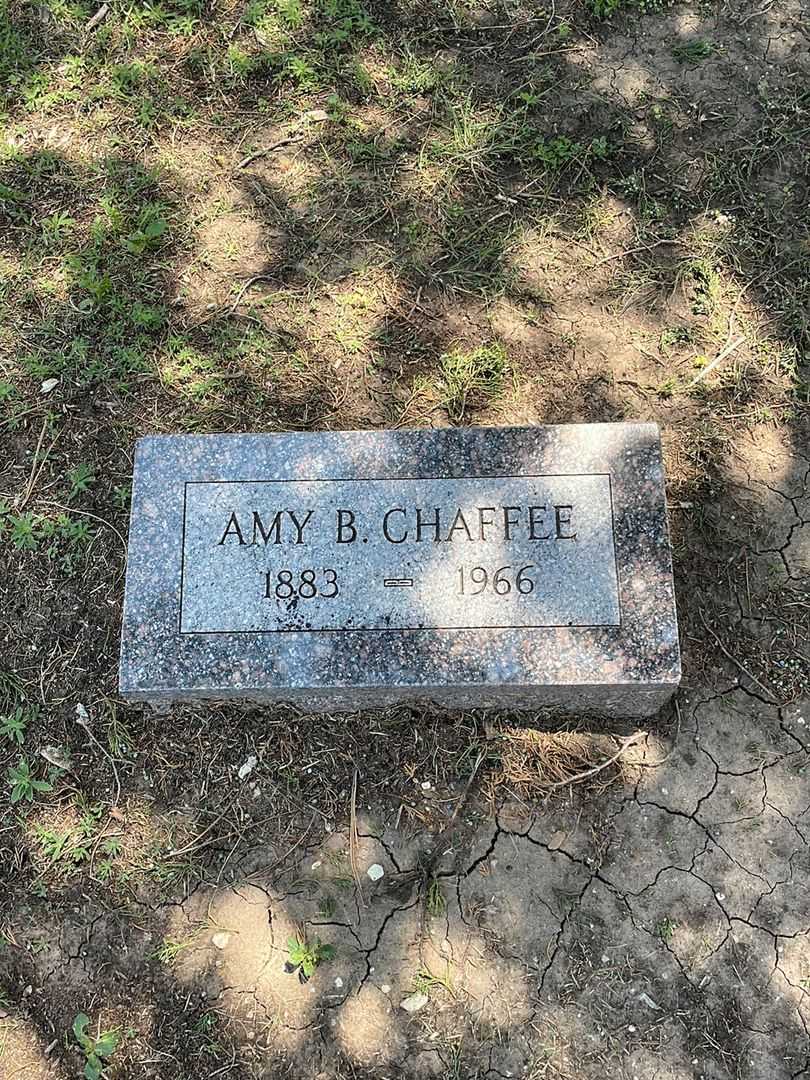 Amy B. Chaffee's grave. Photo 2