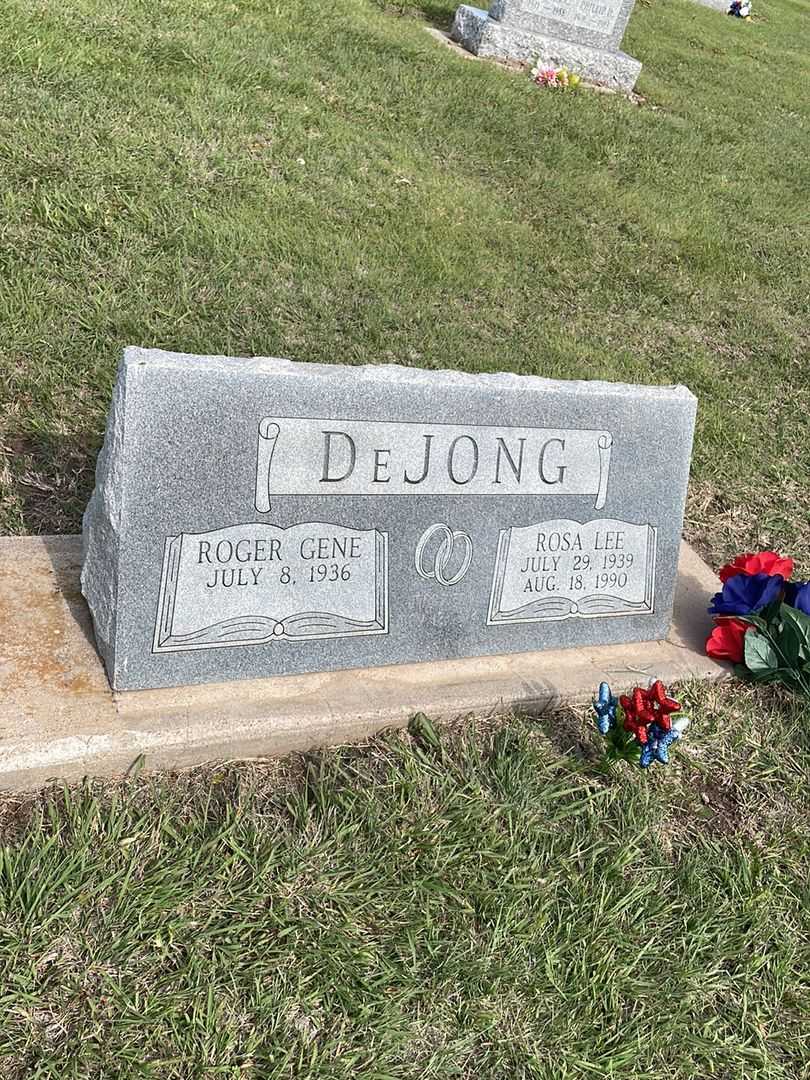 Rosa Lee DeJong's grave. Photo 2