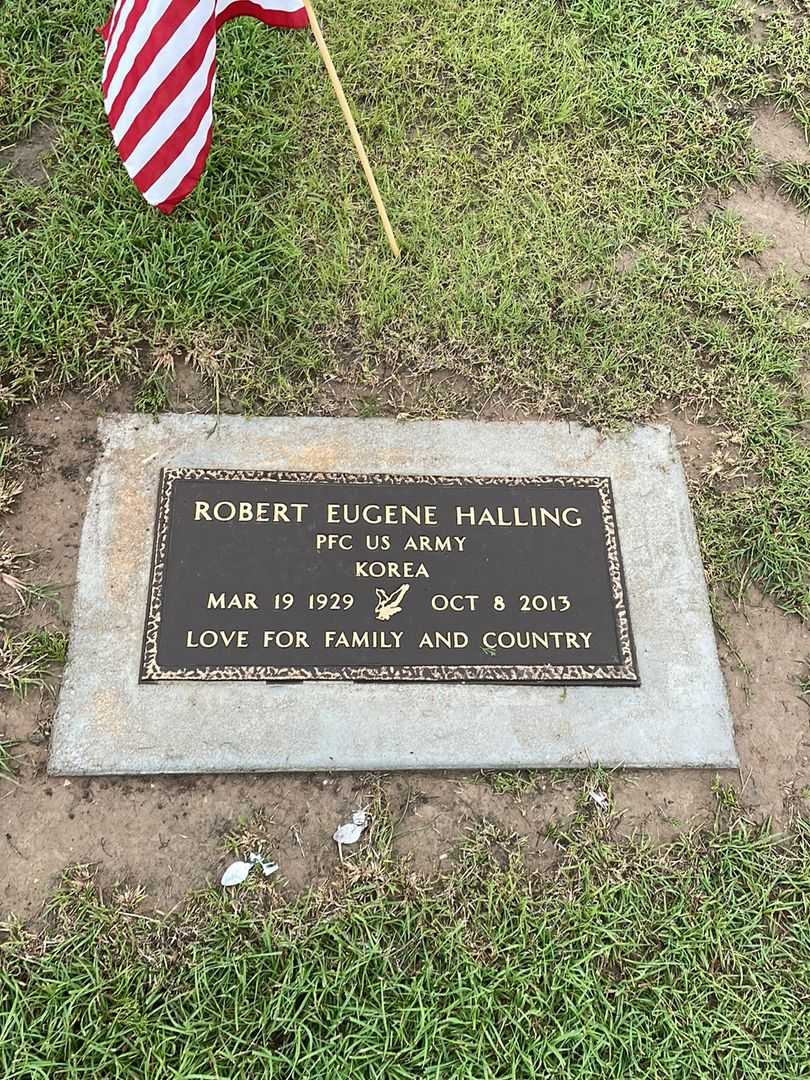 Robert Eugene Halling's grave. Photo 2