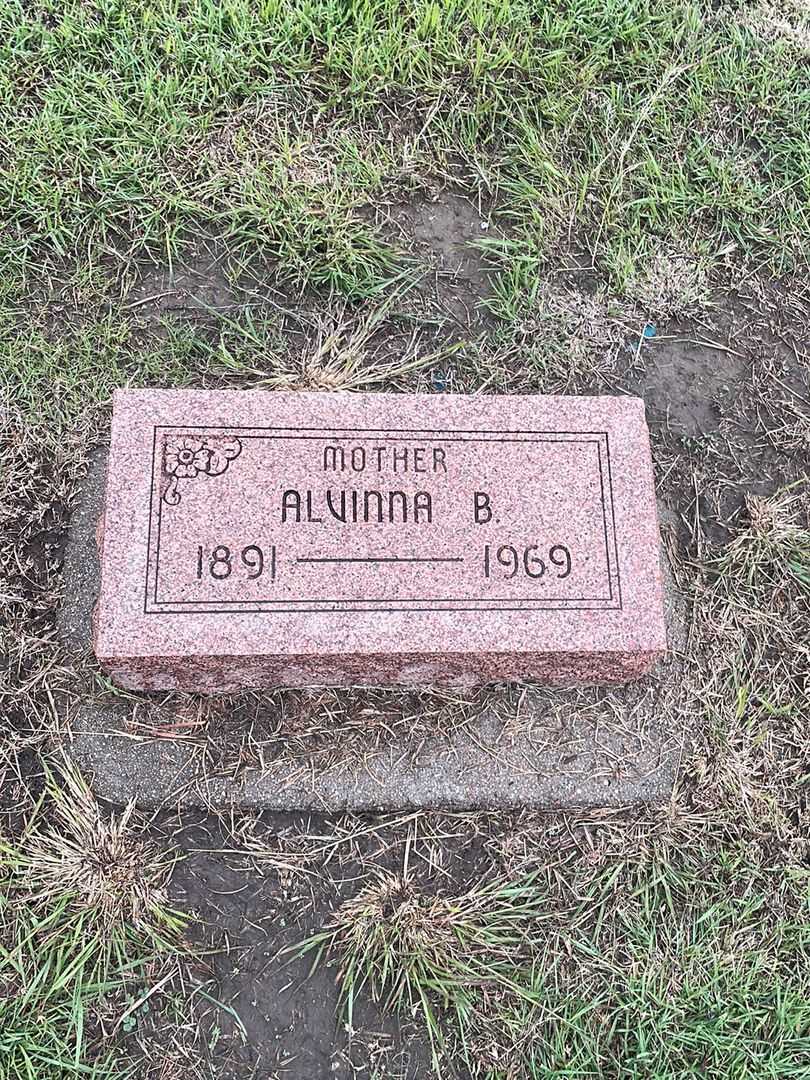 Alvinna B. Vesper's grave. Photo 2