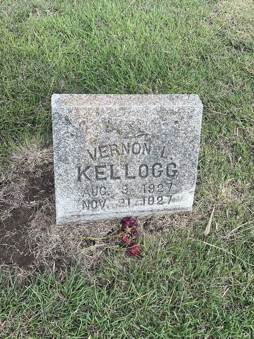 Vernon L. Kellogg's grave. Photo 2