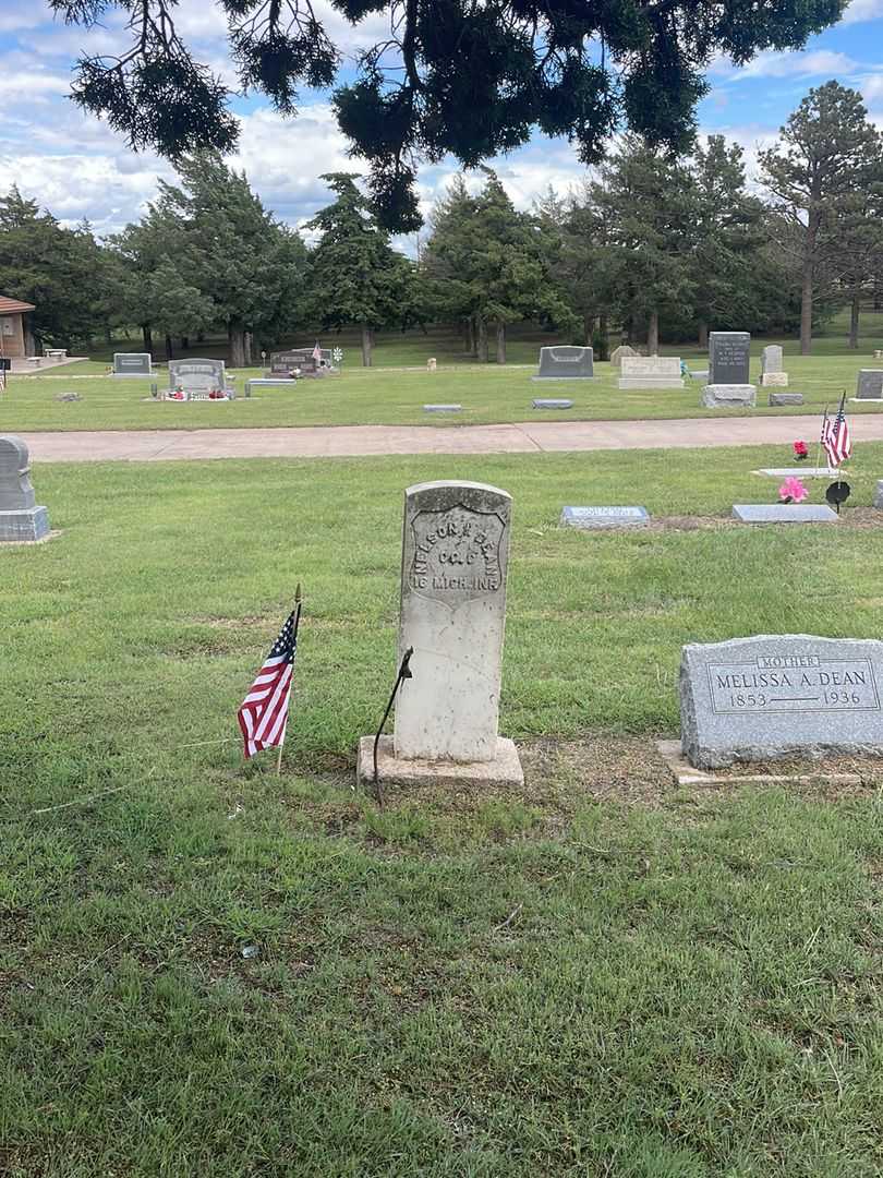 Nelson I. Dean's grave. Photo 1