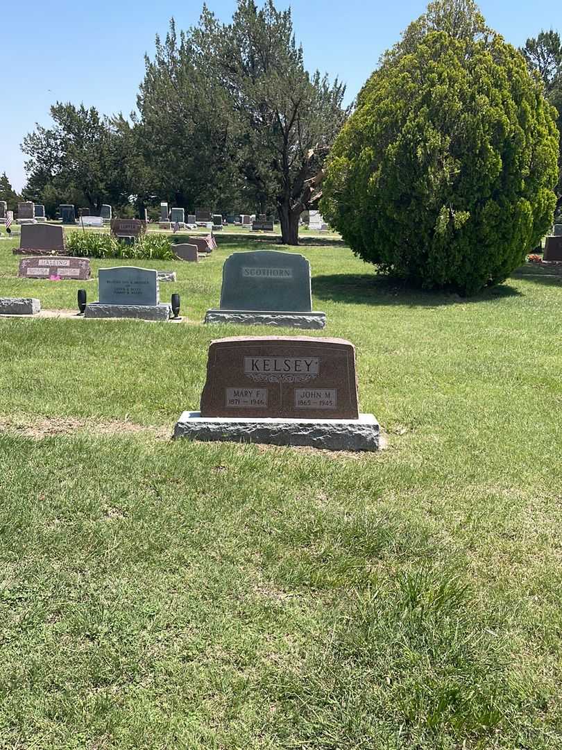 John M. Kelsey's grave. Photo 1