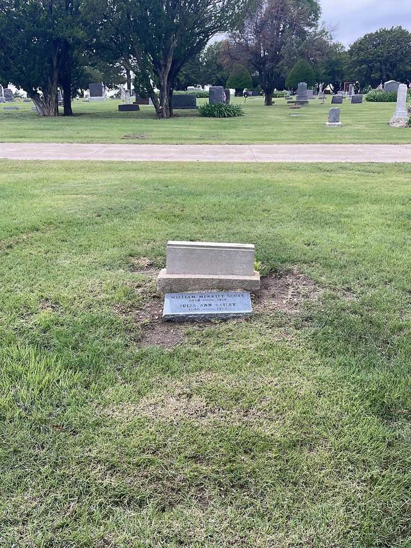 Julia Ann Bailey Scott's grave. Photo 2